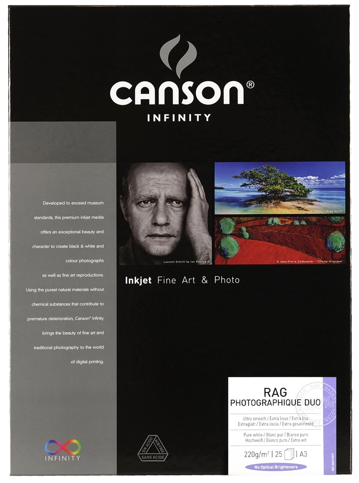 Een canson infinity fotopapier rag photographique duo a3 koop je bij NiceSupplies.nl