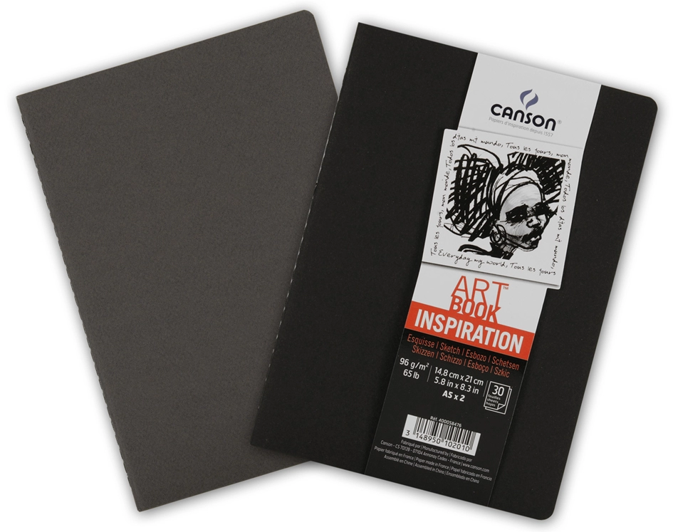 Een canson schetsboek art book inspiration a5 bruin-beige koop je bij NiceSupplies.nl