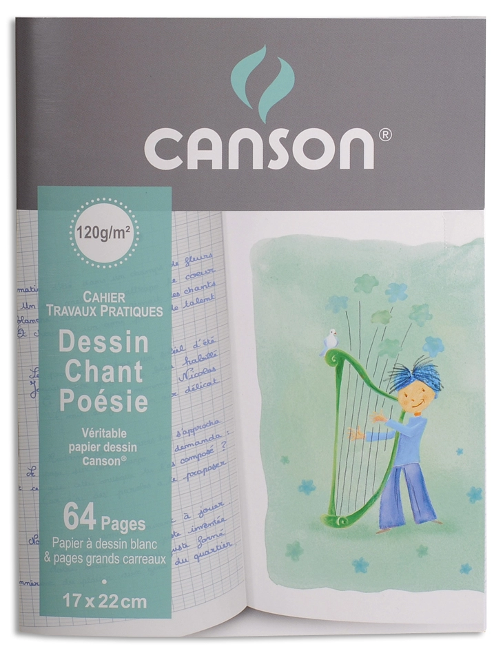 Een canson schrift poésie et chant 120 g/m2 170x220 mm koop je bij NiceSupplies.nl