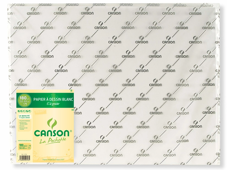 Een canson tekenpapier c à grain 125gr 210x297 mm koop je bij NiceSupplies.nl