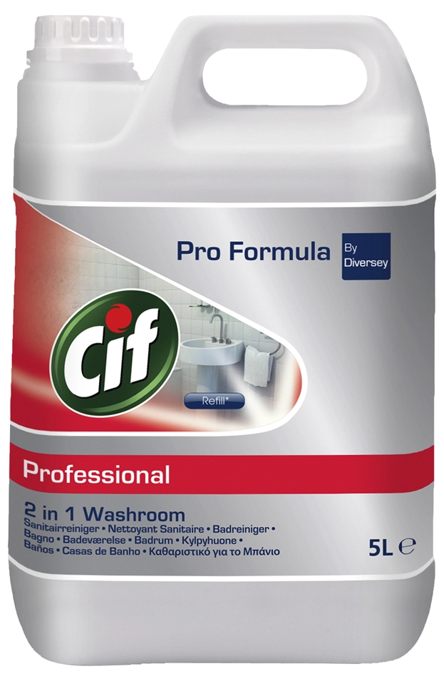 Een cif professional badreiniger 2in1 750 ml sprayfklep koop je bij NiceSupplies.nl