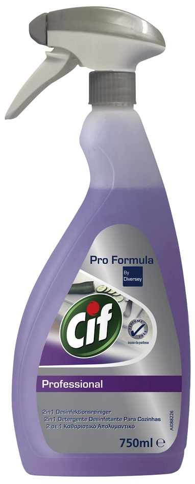 Een cif professional desinfecterendsreiniger 2in1 750 ml koop je bij NiceSupplies.nl