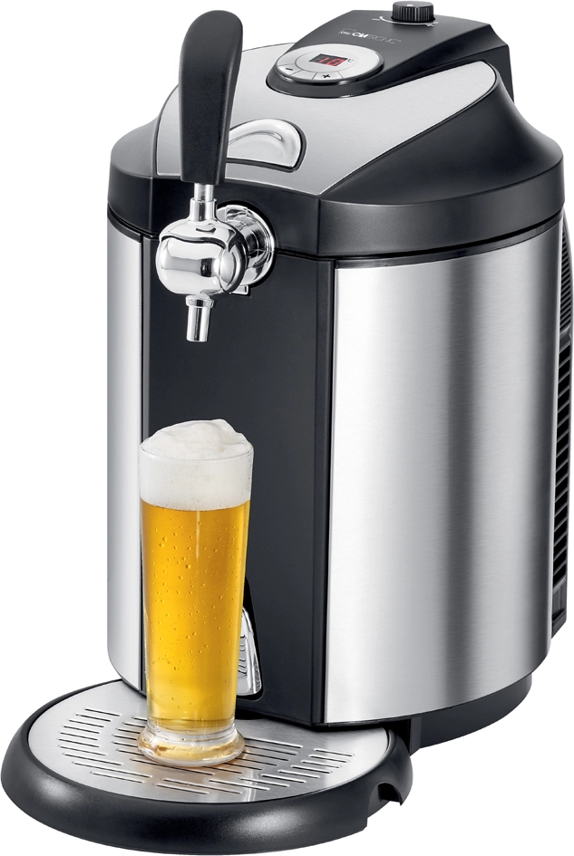 Een clatronic bierzapfanlage bz 3740 zwart/zilver koop je bij NiceSupplies.nl