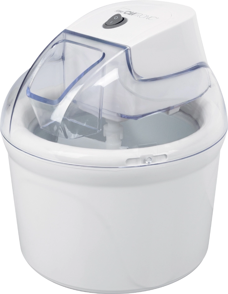 Een clatronic eiscremeautomaat icm 3764 1,5 liter wit koop je bij NiceSupplies.nl