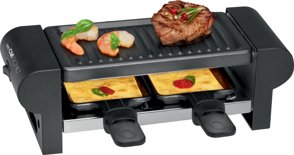 Een clatronic raclette-grill rg 3592 zwart koop je bij NiceSupplies.nl