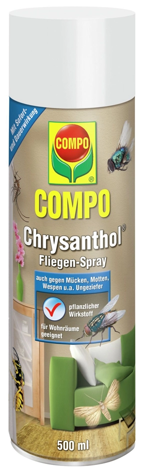 Een compo chrysanthol fliegen-spray 500 ml spuitbus koop je bij NiceSupplies.nl