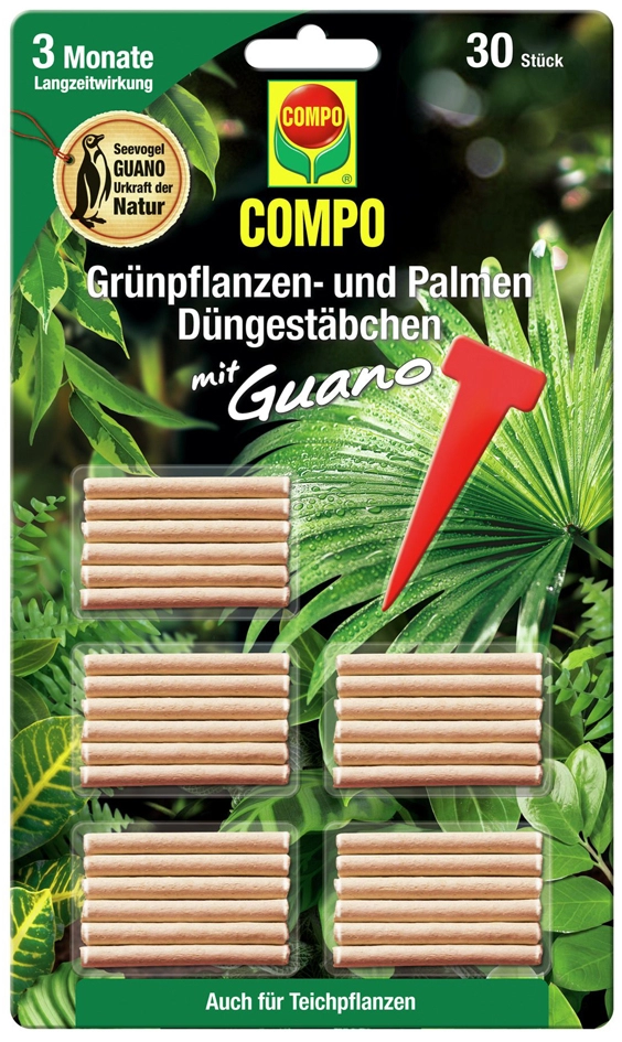 Een compo groenplanten-en palmen d?ngestäbchen met guano koop je bij NiceSupplies.nl