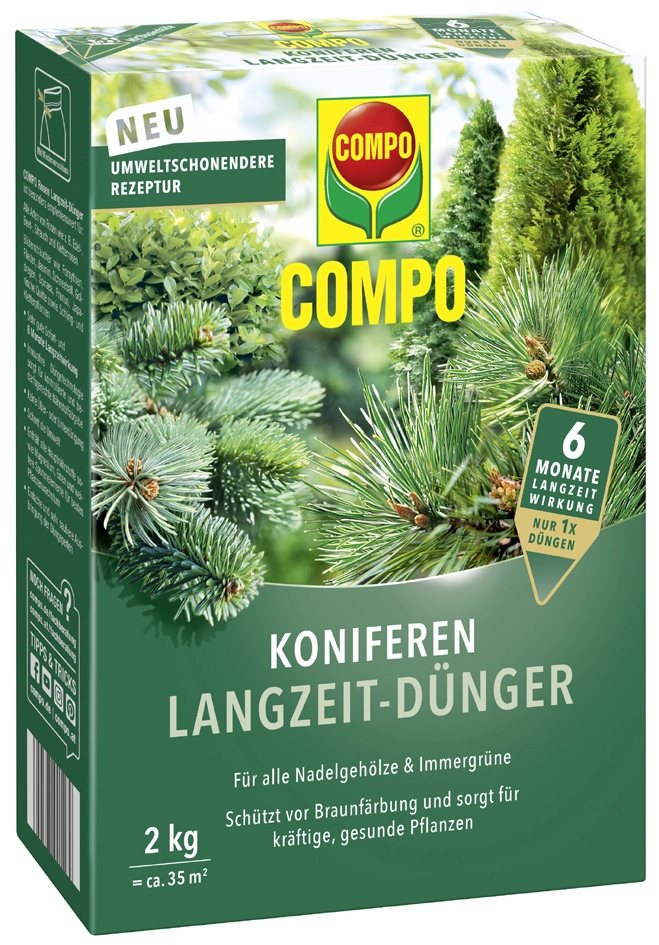 Een compo koniferen langzeit-d?nger 2 kg koop je bij NiceSupplies.nl