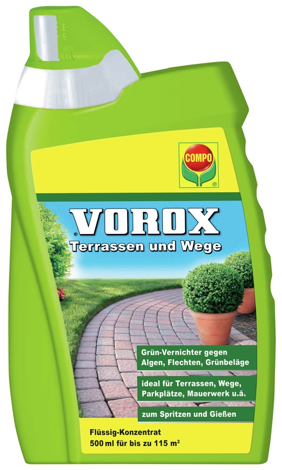 Een compo vorox terrassen en wege 500 ml fles koop je bij NiceSupplies.nl