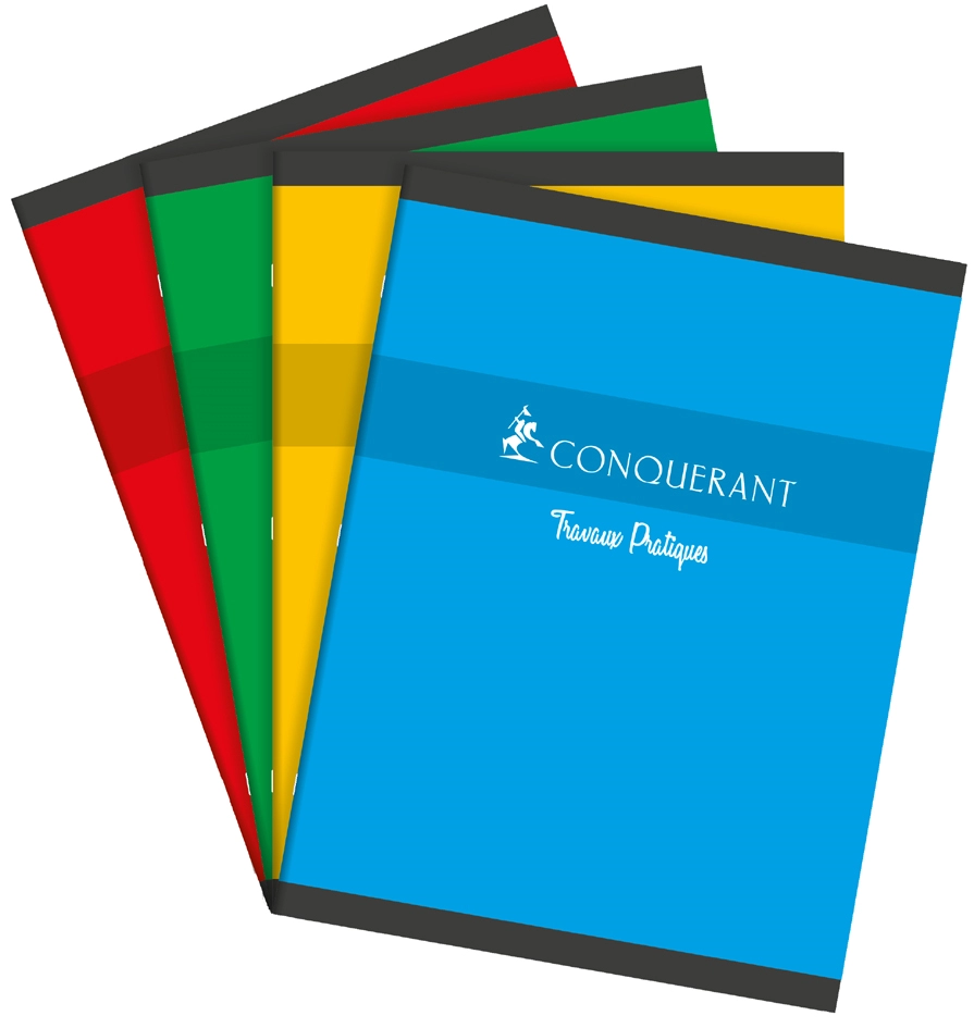 Een conquerant sept schrift travaux pratiques brochure 17x22mm koop je bij NiceSupplies.nl