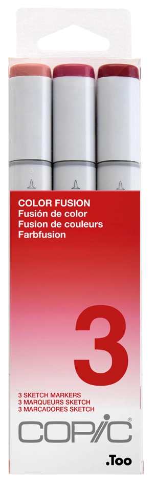 Een copic marker sketch 3 stuks set color fusion 3 koop je bij NiceSupplies.nl