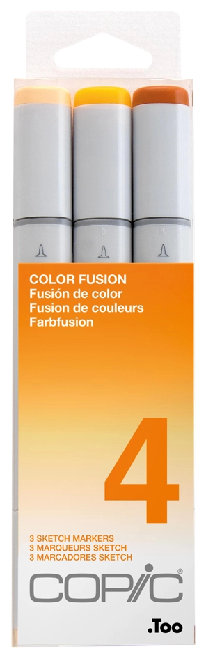 Een copic marker sketch 3 stuks set color fusion 4 koop je bij NiceSupplies.nl