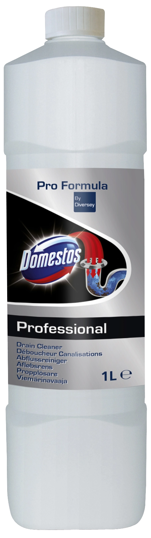 Een domestos professional abflussreiniger 1 liter koop je bij NiceSupplies.nl