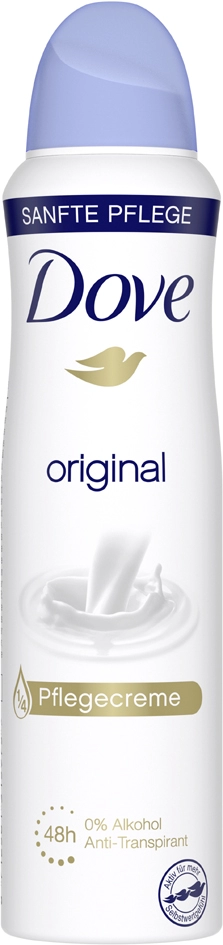 Een dove deodorant original 150 ml spray koop je bij NiceSupplies.nl