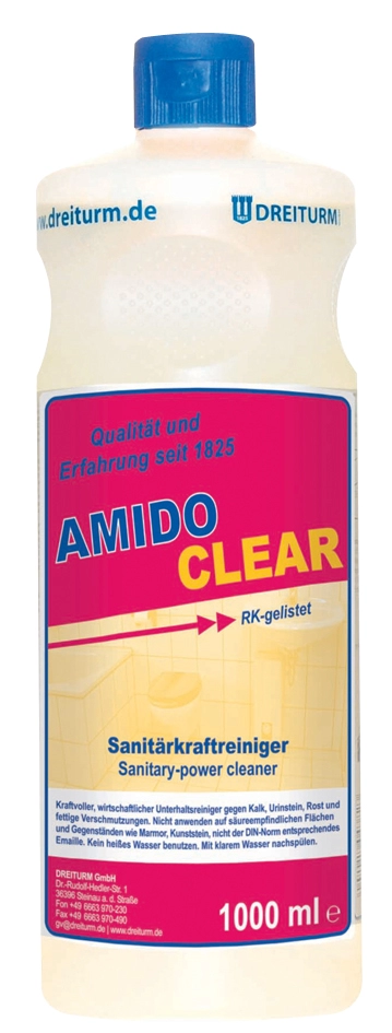 Een dreiturm sanitair-kraftreiniger amidoclear 1 liter koop je bij NiceSupplies.nl