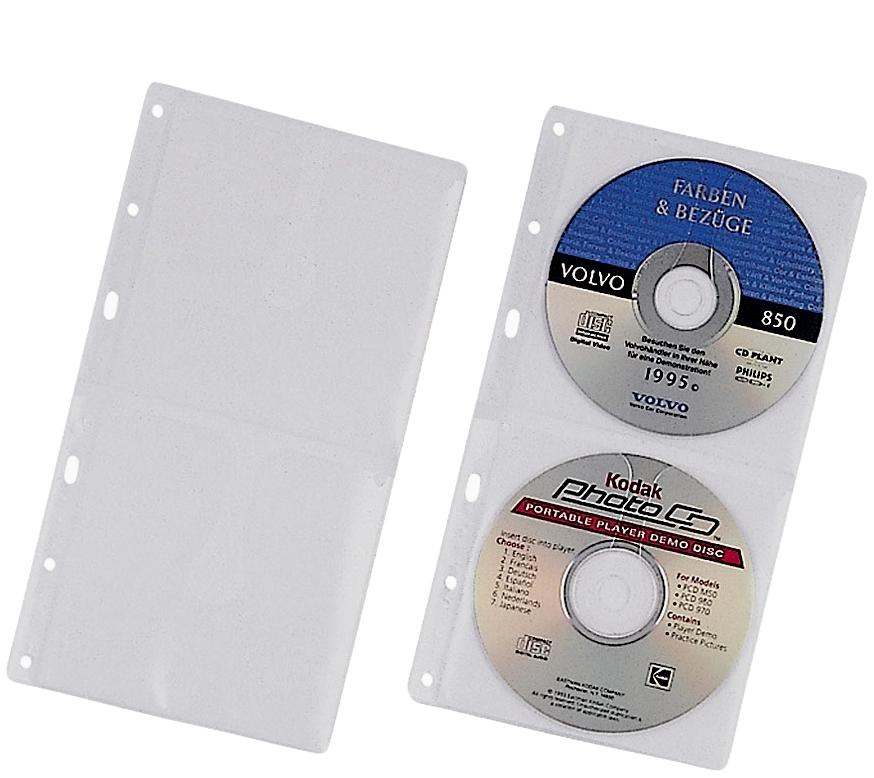 Een durable cd dvd-map cover s voor 2 cds pp 156x288mm koop je bij NiceSupplies.nl