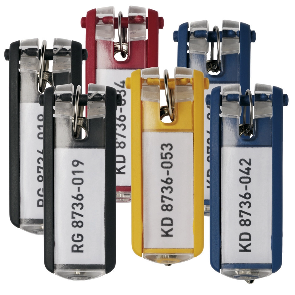 Een durable schl?ssellabel key clip assorti grootverpakking koop je bij NiceSupplies.nl