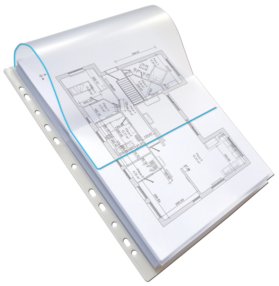 Een elba foldermap met expantievouwen din a4 pp 0 2mm koop je bij NiceSupplies.nl