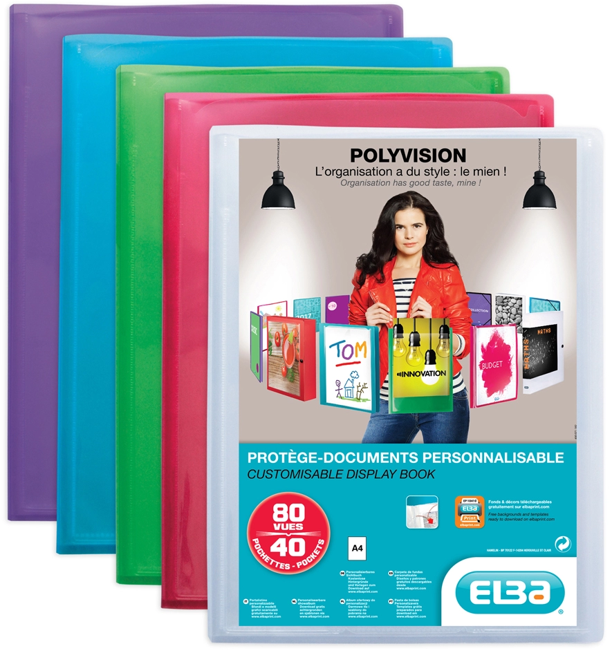 Een elba presentatie zichtmap polyvision 20 tassen assorti koop je bij NiceSupplies.nl