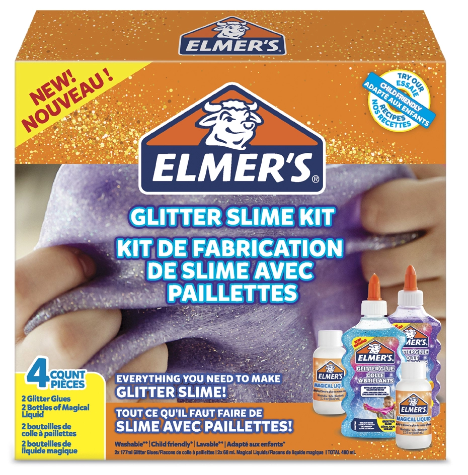 Een elmer's slime set glitter slime kit 4-delig koop je bij NiceSupplies.nl