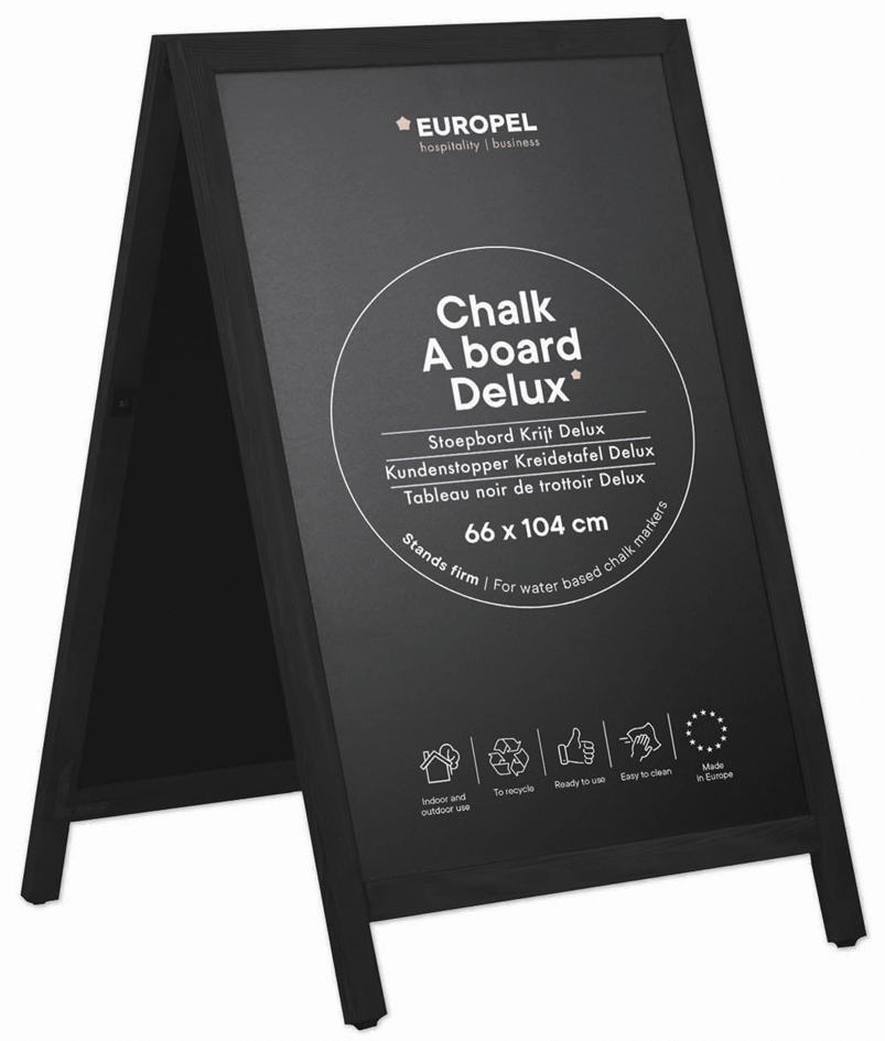 Een europel stoepbord deluxe 660x1.040 mm naturel koop je bij NiceSupplies.nl