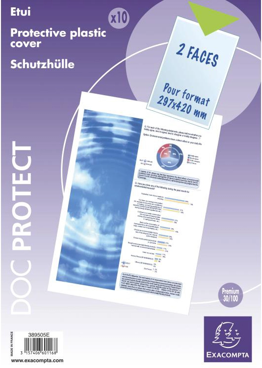 Een exacompta showtas doc protect 240x320mm pvc koop je bij NiceSupplies.nl