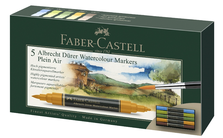 Een faber-castell aquarelmarker albrecht dÜrer plein air koop je bij NiceSupplies.nl