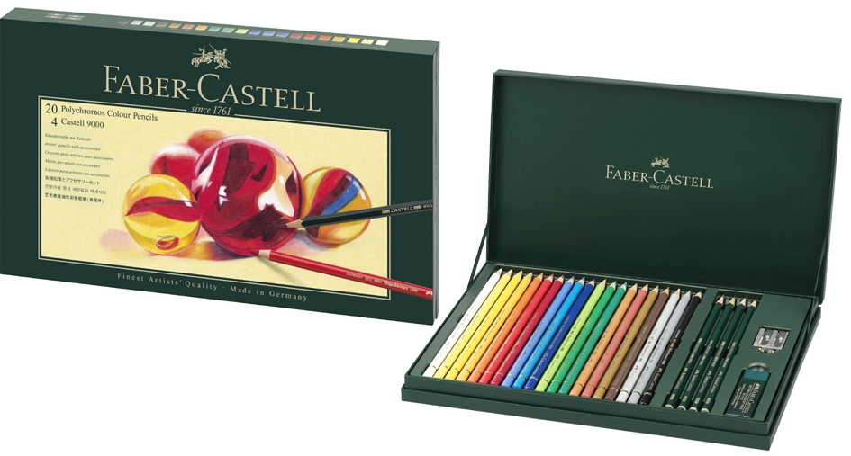 Een faber-castell kleurpotloden polychromos geschenketui koop je bij NiceSupplies.nl