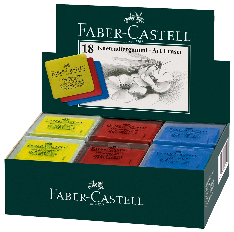 Een faber-castell kneedgum art eraser assorti koop je bij NiceSupplies.nl