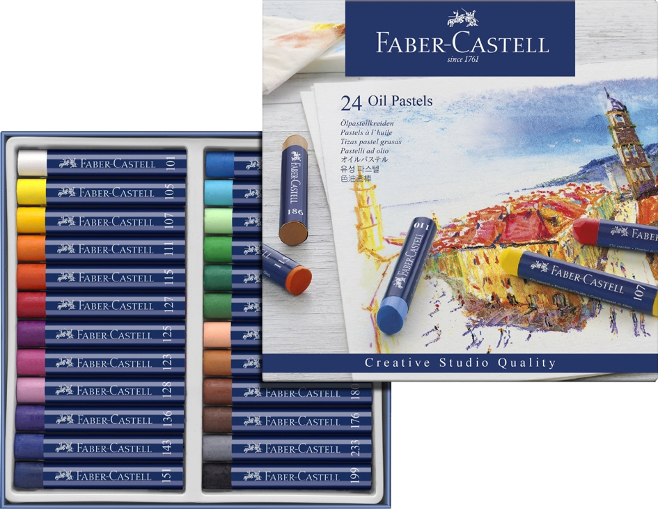 Een faber-castell pastelkrijt studio quality 12 stuks etui koop je bij NiceSupplies.nl