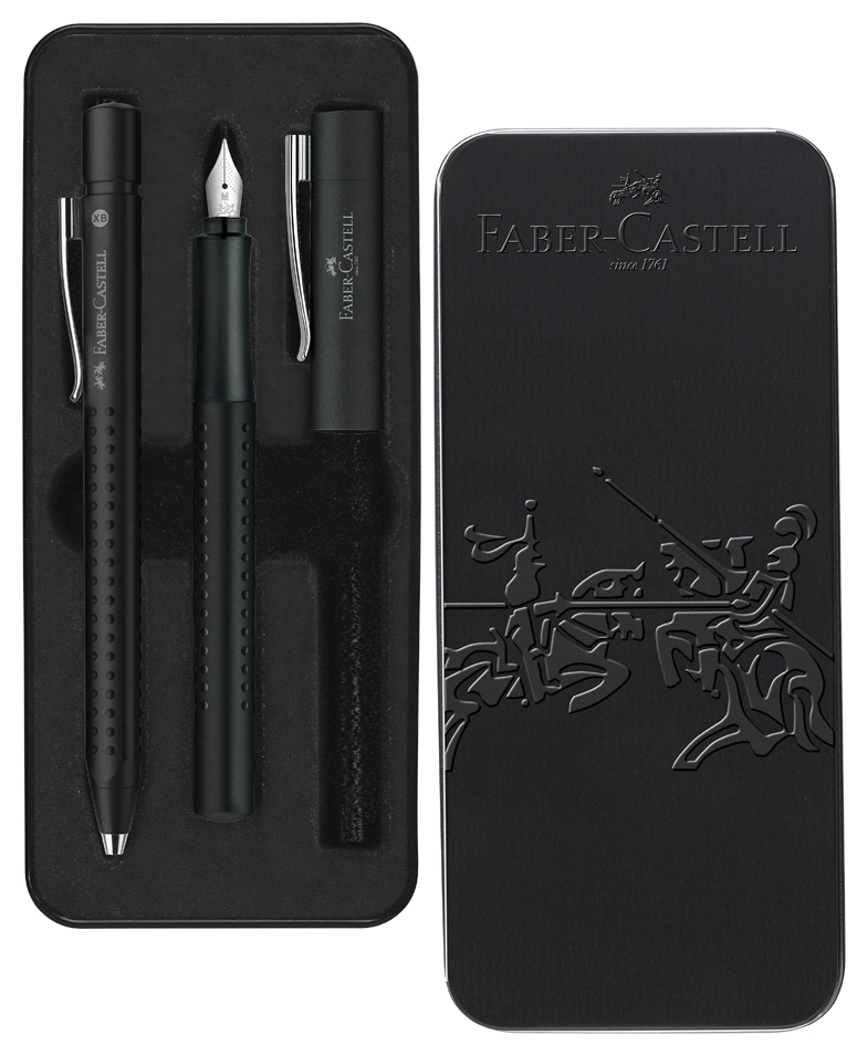 Een faber-castell schrijfwaren-set grip 2011 zwart koop je bij NiceSupplies.nl