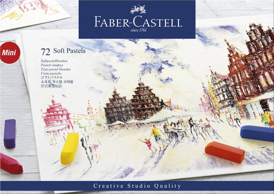 Een faber-castell soft pastelkrijt studio quality 72 stuks etui koop je bij NiceSupplies.nl