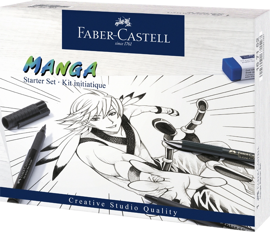 Een faber-castell tekenpen pitt artist pen set manga advanced koop je bij NiceSupplies.nl