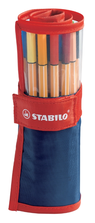 Een fijnschrijver stabilo point 88 30stuks assorti rollerset koop je bij NiceSupplies.nl