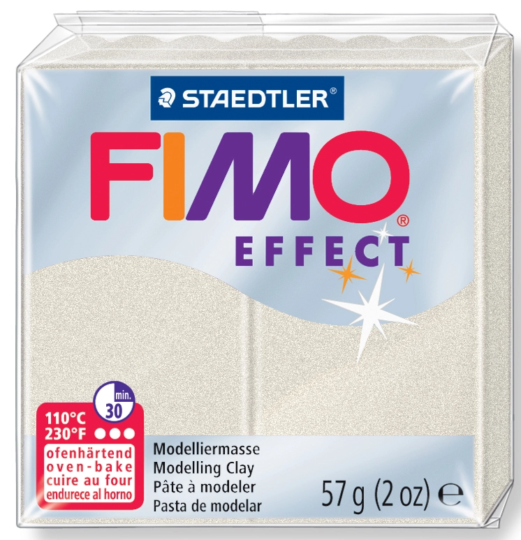 Een fimo effect boetseerklei uithardend in oven metallic-koper koop je bij NiceSupplies.nl