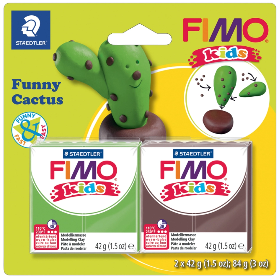 Een fimo kids boetseer-set funny cactus koop je bij NiceSupplies.nl