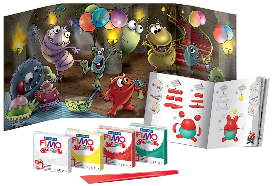 Een fimo kids boetseerklei-set model en play monster level 1 koop je bij NiceSupplies.nl