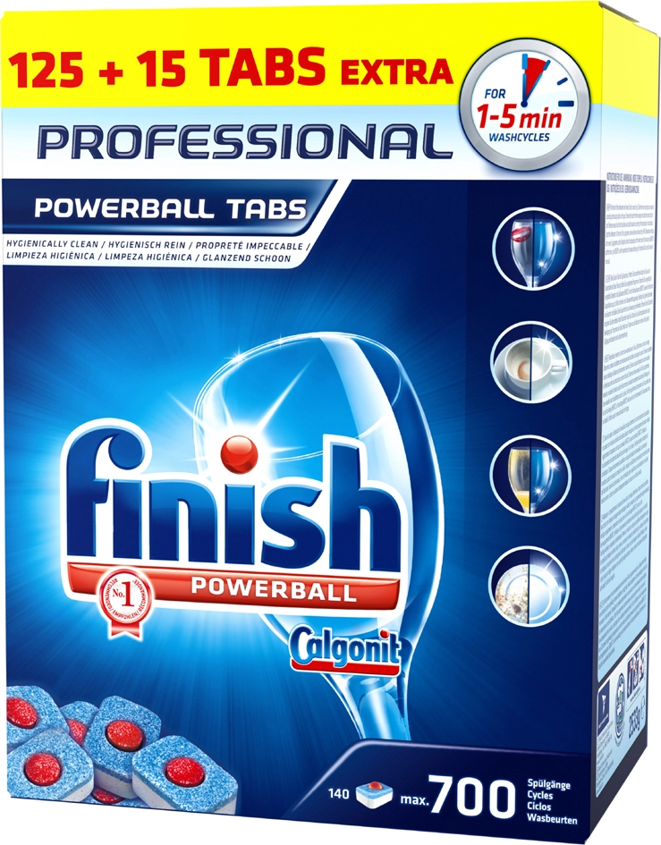 Een finish calogonit professional vaatwatertabs powerball koop je bij NiceSupplies.nl