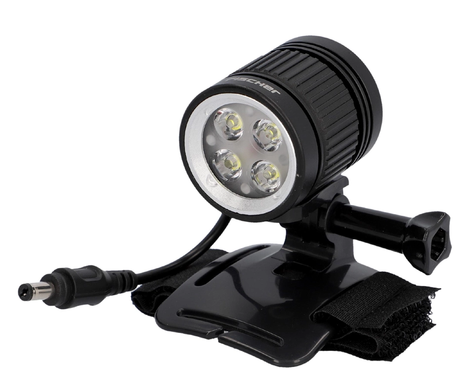 Een fischer fiets-accu-led-helmlamp h1600 koop je bij NiceSupplies.nl