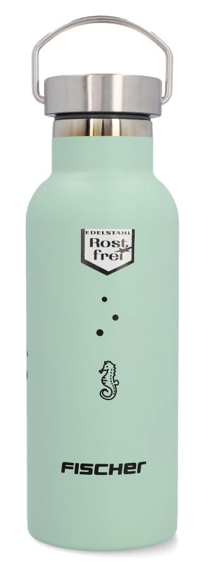 Een fischer fiets-drinkfles girl edelstaal groen koop je bij NiceSupplies.nl