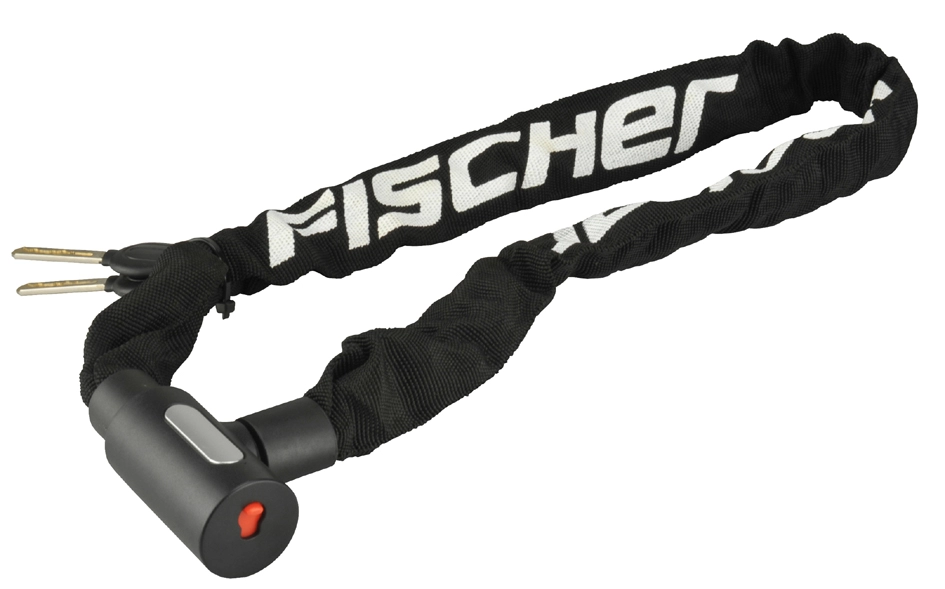 Een fischer ketting-fietsslot lengte 900mm zwart koop je bij NiceSupplies.nl