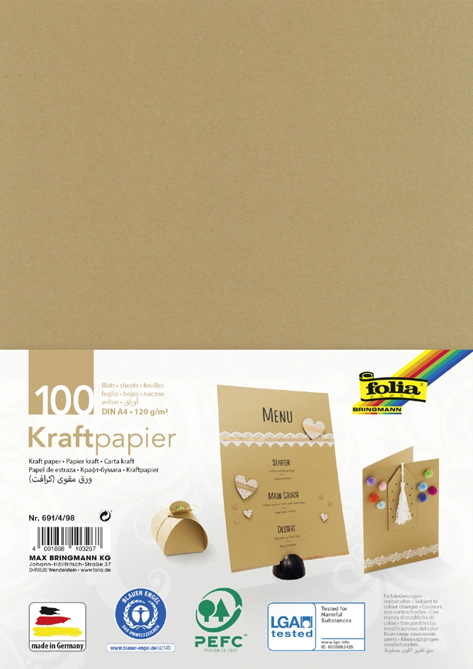 Een folia Kraftpapier, 1 koop je bij NiceSupplies.nl