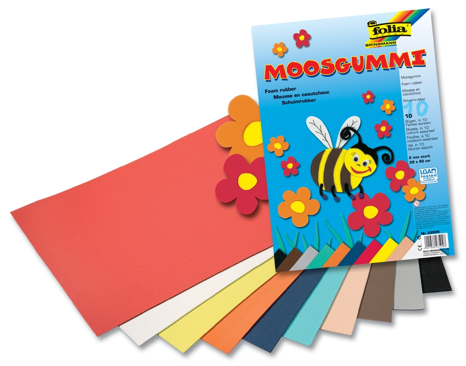 Een folia Moosgummi, 200 koop je bij NiceSupplies.nl