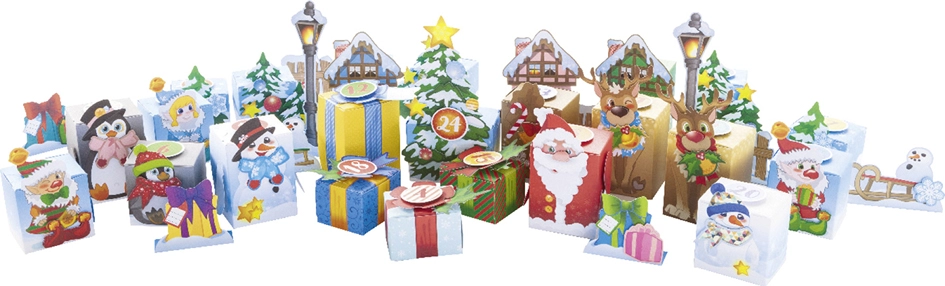 Een folia adventskalender winterlandschaft 25-delig koop je bij NiceSupplies.nl