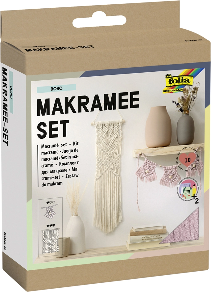 Een folia makramee-set boho 10-delig koop je bij NiceSupplies.nl