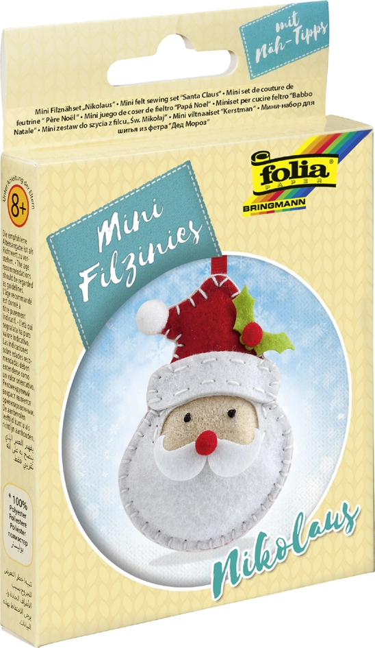 Een folia mini vilt-naaiset viltinies 14-delig nikolaus koop je bij NiceSupplies.nl