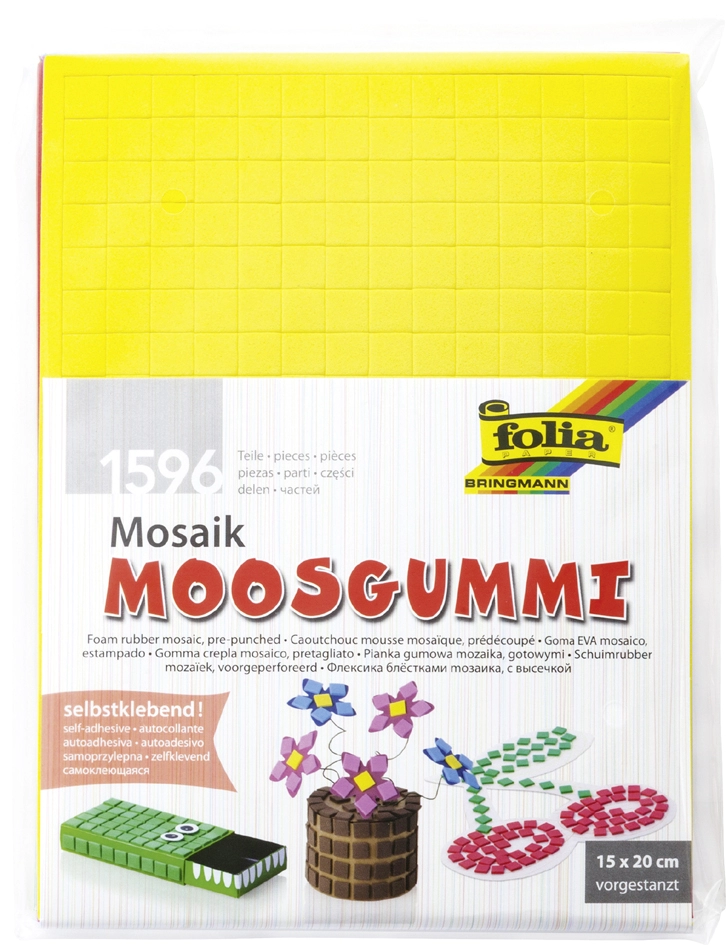 Een folia moosgummi-mosaik basic zelfklevend 1 596 delen koop je bij NiceSupplies.nl