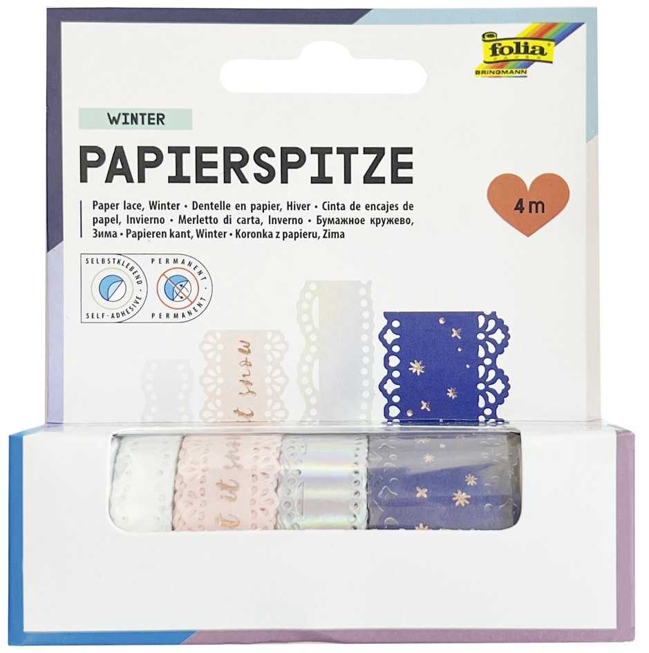 Een folia papierpunt winter zelfklevend koop je bij NiceSupplies.nl