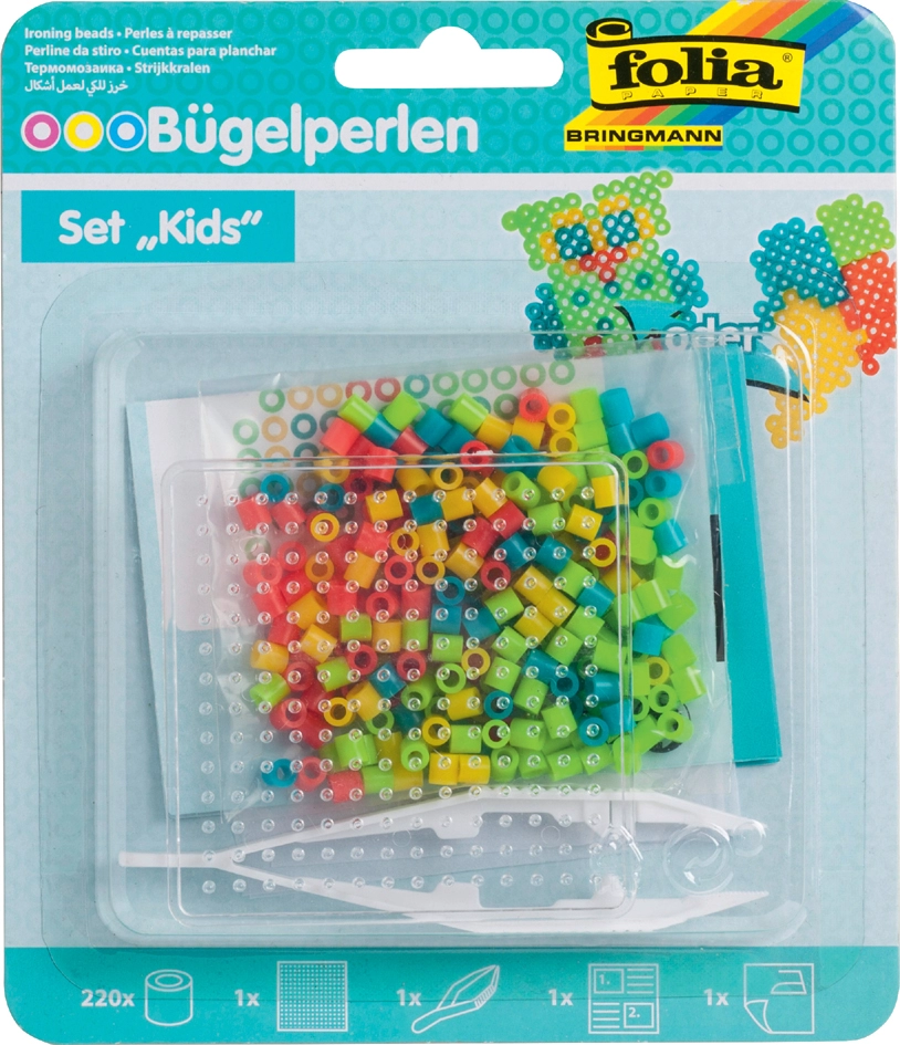 Een folia stijkkralen starter set kids -quadrat koop je bij NiceSupplies.nl