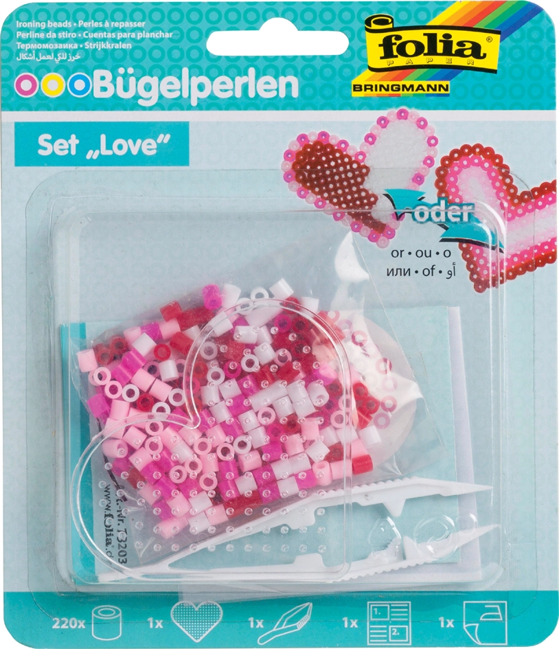 Een folia stijkkralen starter set love -herz koop je bij NiceSupplies.nl